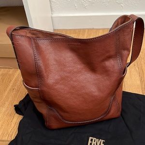 Frye leather shoulder bag.